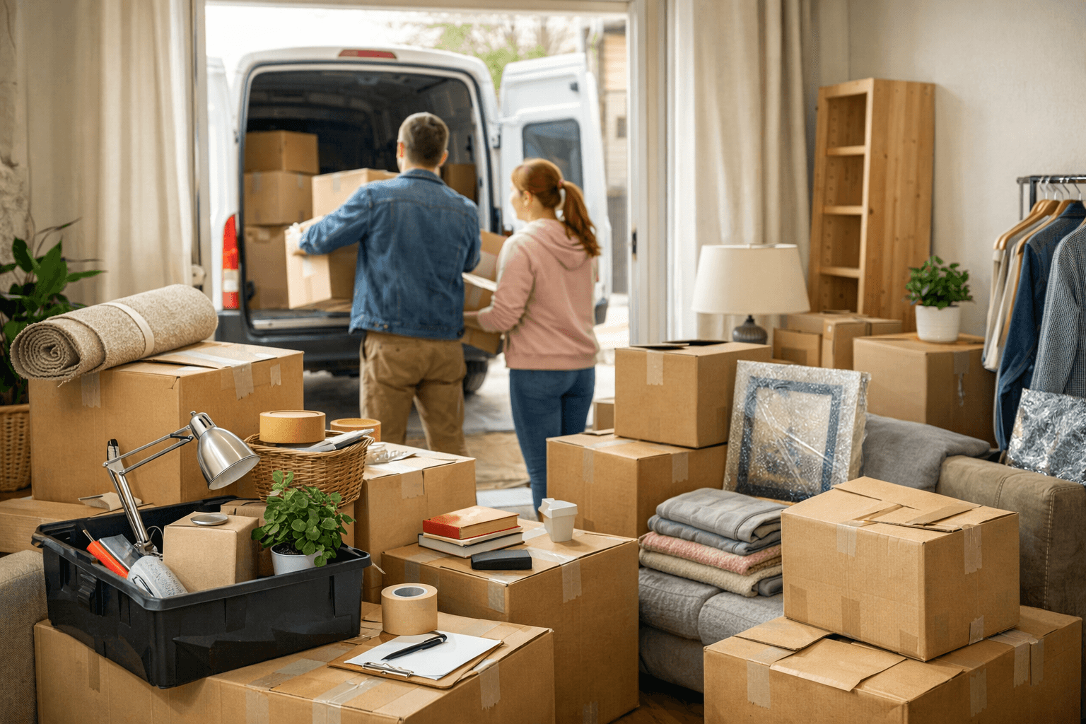 אילוסטרציה של המאמר הובלת דירת חדר בישראל – מחיר, שלבים וטיפים מקצועיים