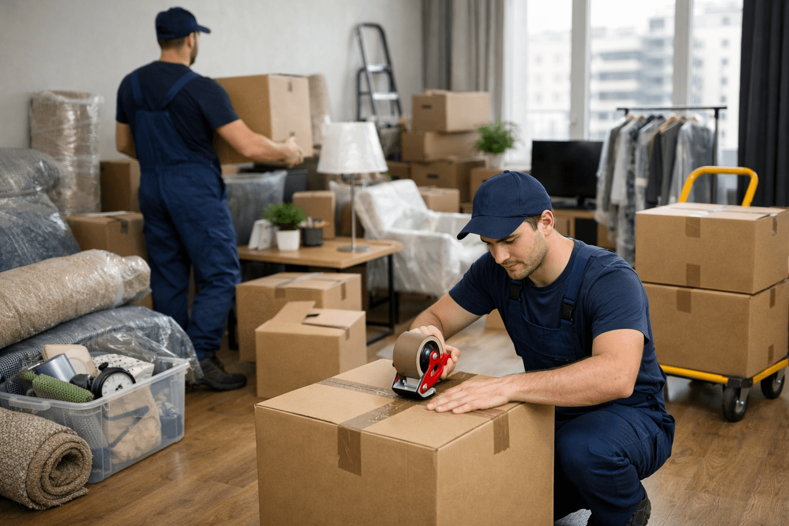 אילוסטרציה של המאמר איך לבחור חברת הובלות אמינה בישראל – מדריך מלא למעבר דירה